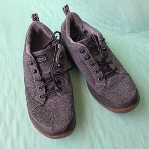 Chaco Kanarra Shoes Womens Size 10 Gray Knit Sneakers Comfort wool outdoor walk